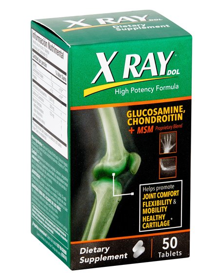 16859 - X Ray Dol Glucosamine Chondroitin Tablets - 50ct - Box:  - Loc: P0