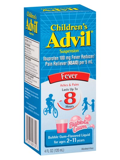 17093 - Advil Children's Bubble Gum - 4 fl. oz. - Box:  - Loc: 32P