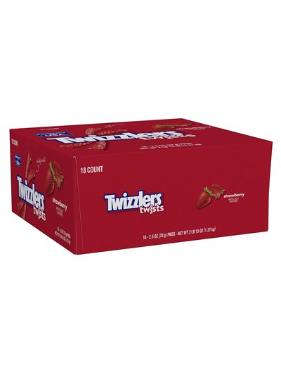 17097 - Twizzlers Twists Strawberry - 18ct - Box:  - Loc: M5