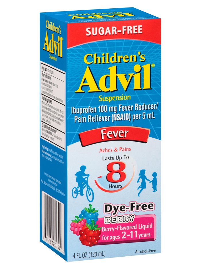 17115 - Advil Children's Berry - 4 fl. oz. - Box:  - Loc: 32P