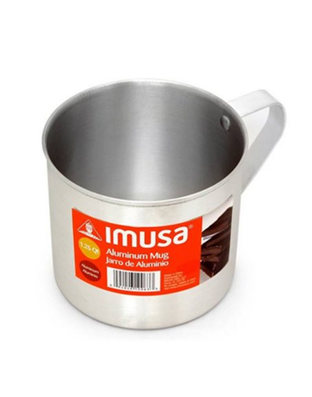 17695 - Imusa Aluminum Mug ( Jarro Aluminio ) 1.25 Qt. - Box:  - Loc: 