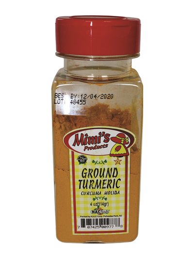 18471 - Mimi's Ground Turmeric, 4 oz. - (Pack of 12) - Box:  - Loc: 