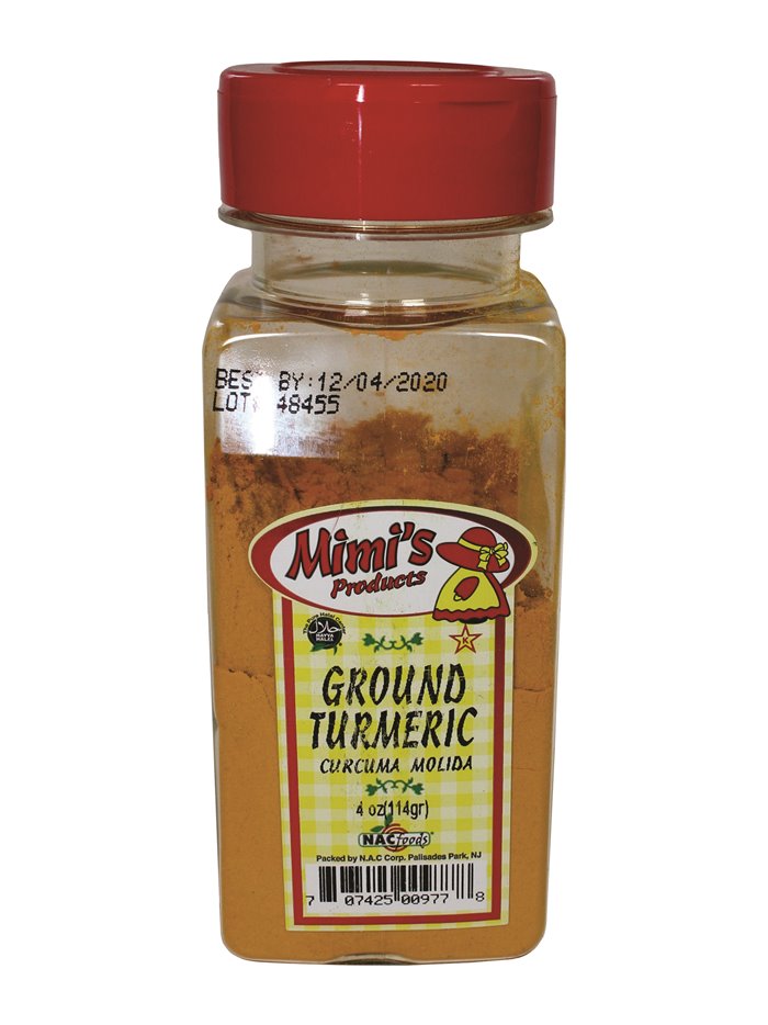 18471 - Mimi's Ground Turmeric, 4 oz. - (Pack of 12) - Box:  - Loc: 