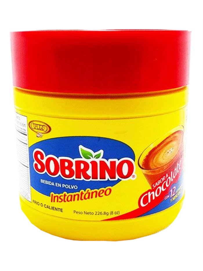 18646 - Sobrino Instant Chocolate Powder - 8 oz. - Box:  - Loc: L0-1