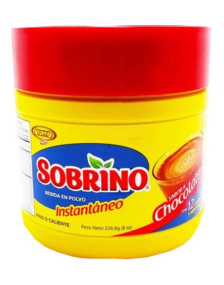 18646 - Sobrino Instant Chocolate Powder - 8 oz. - Box:  - Loc: L0-1