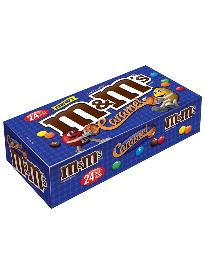18712 - M&M's Caramel - 24ct - Box:  - Loc: M7
