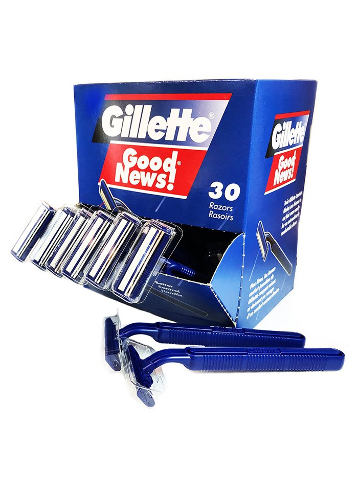 18920 - Gillette Good News! W/ Soap - 30 Razors - Box:  - Loc: K12