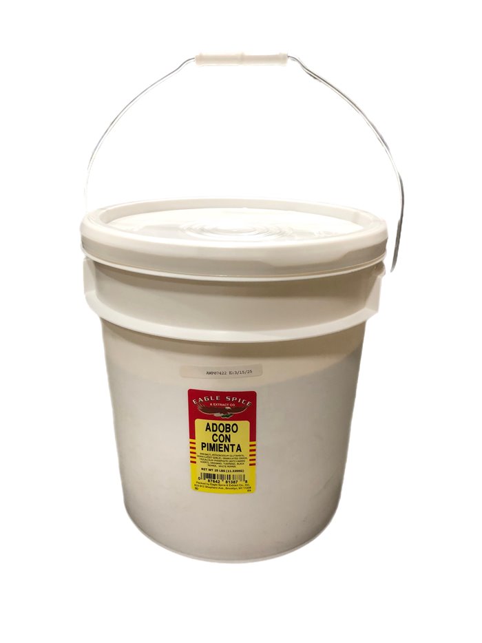 19004 - Adobo With Pepper (Con Pimienta) - 25lbs. - Box:  - Loc: S12