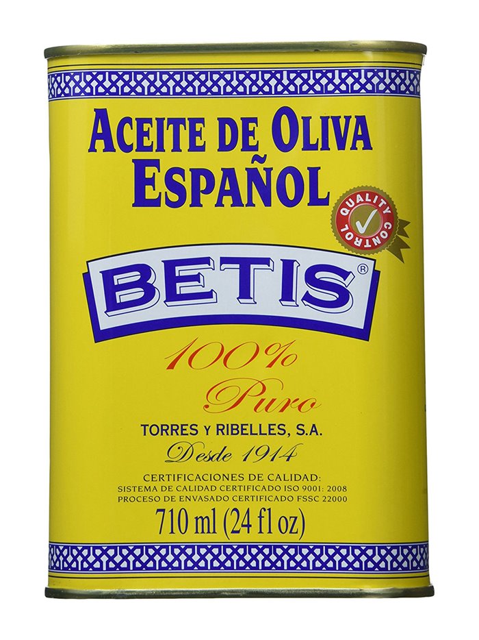 19152 - Betis Spanish Olive Oil 100% Pure - 24 fl. oz. - Box:  - Loc: G10