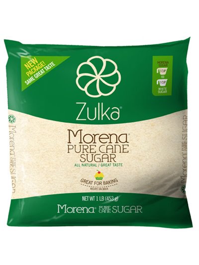 19181 - Zulka Morena Cane Sugar - 1 lb. ( 16 oz. ) - Box:  - Loc: H2