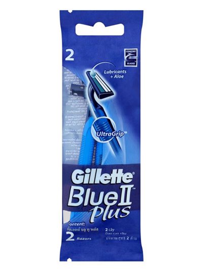 19210 - Gillette Blue Plus II 12/2's - Box:  - Loc: L0