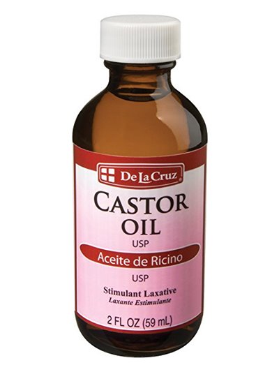 19325 - De La Cruz Castor Oil (Aceite de Ricino) - 2 fl. oz. - Box:  - Loc: O2