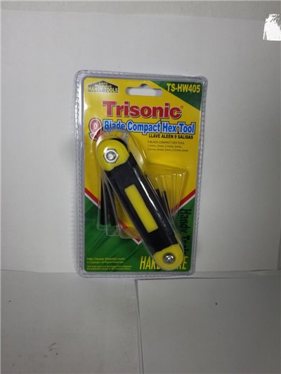 19478 - 9 Blade Compact Hex Tool - Box:  - Loc: A1