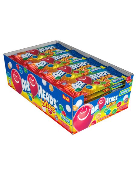 19715 - Air Heads Bites Fruit - 18ct - Box:  - Loc: L10