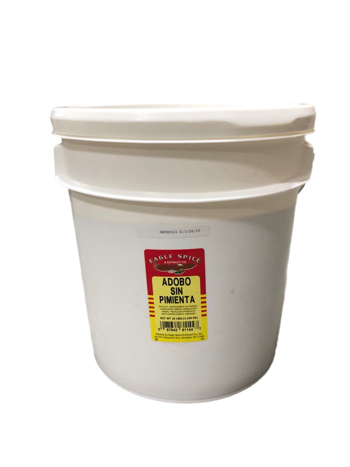 20141 - Adobo Without Pepper (Sin Pimienta) - 25lbs. - Box:  - Loc: I13