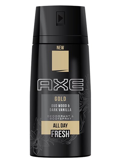 20249 - Axe Body Spray, Gold All Day Fresh- 150ml - Box:  - Loc: K9