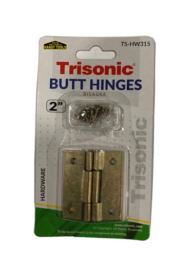 20250 - 2" Butt Hinge (Bisagra) (TS-HW315) - Box:  - Loc: A2