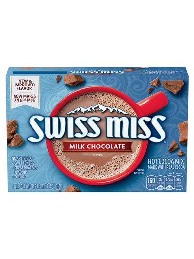 20452 - Swiss Miss Milk Chocolate - 8 Pack /11.04 - Box:  - Loc: G3