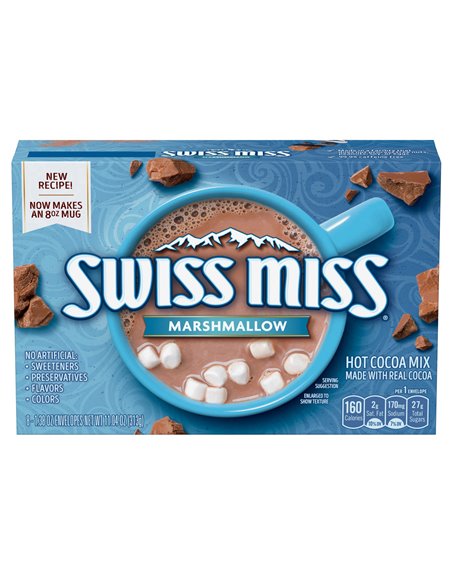20453 - Swiss Miss Marshmallow - 11.4oz  (Case of 12) - Box:  - Loc: G3