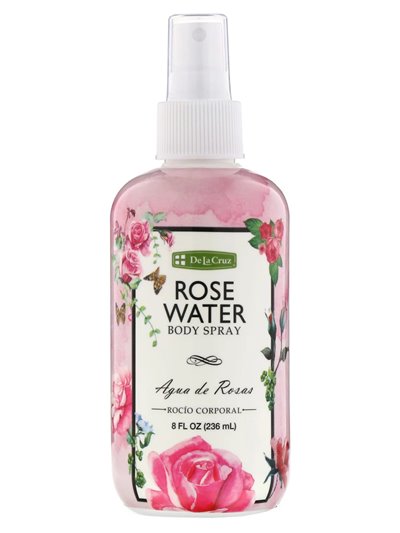 20924 - De La Cruz  Rose Water - 8 fl. oz. - Box:  - Loc: P3