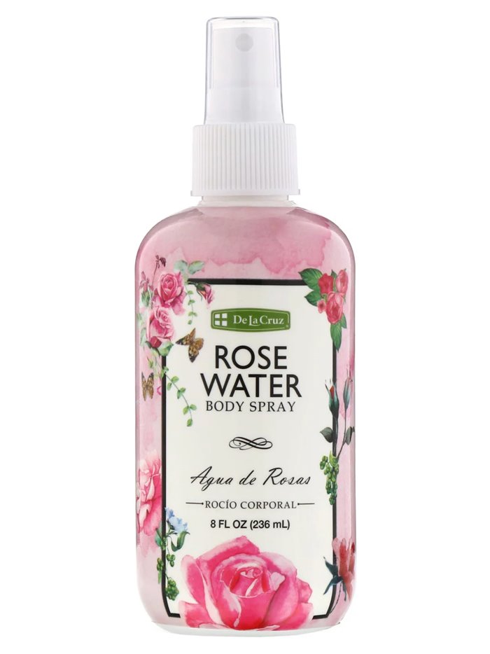 20924 - De La Cruz  Rose Water - 8 fl. oz. - Box:  - Loc: P3