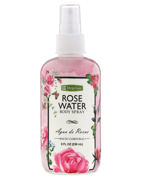 20924 - De La Cruz  Rose Water - 8 fl. oz. - Box:  - Loc: P3