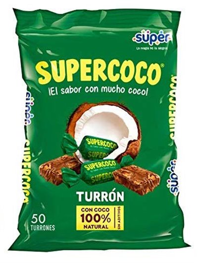 21329 - SuperCoco Turron 275g ( bag 50 pcs ) - Box:  - Loc: M1