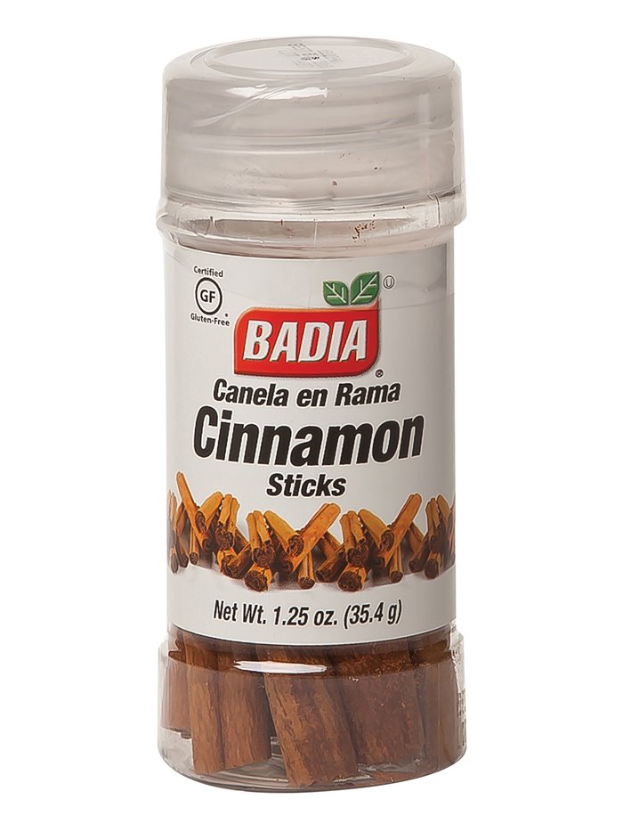 21443 - Badia Cinnamon Sticks - 1.25 oz. (Pack of 8) - Box:  - Loc: S10