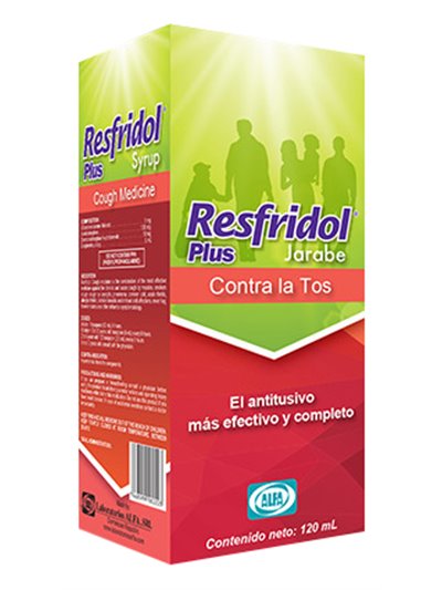 21628 - Resfridol Jarabe Plus Contra La Tos- 120ml - Box:  - Loc: L3-99
