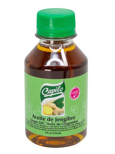 21865 - Capilo Ginger Oil - 4 oz. - Box:  - Loc: L1