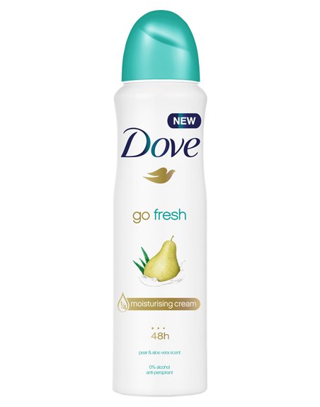 22065 - Dove Deodorant Spray, Pear Aloe- 150ml - Box:  - Loc: 31M