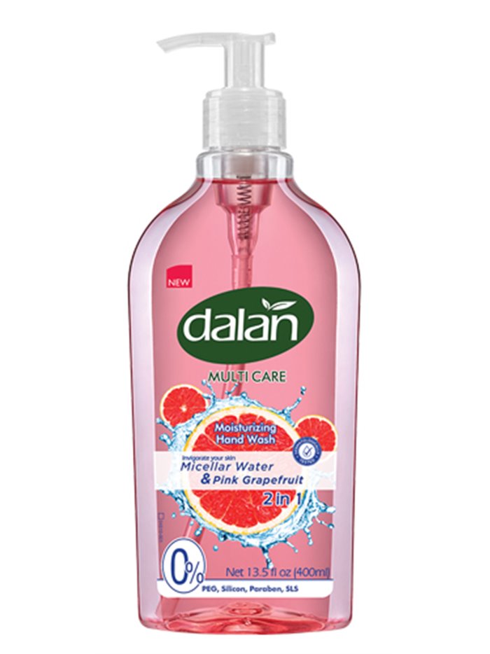 22090 - Dalan Liquid Hand Soap, Micellar Water & Pink Grapefruit 2in1 - 13.5 fl. oz. - Box:  - Loc: F2