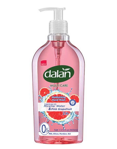 22090 - Dalan Liquid Hand Soap, Micellar Water & Pink Grapefruit 2in1 - 13.5 fl. oz. - Box:  - Loc: F2