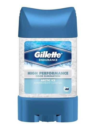 22255 - Gillette Deodorant Clear Gel, Arctic Ice - 70ml. - Box:  - Loc: 31M
