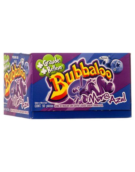 22276 - Bubbaloo Mora Azul - 50ct/275g - Box:  - Loc: 22M