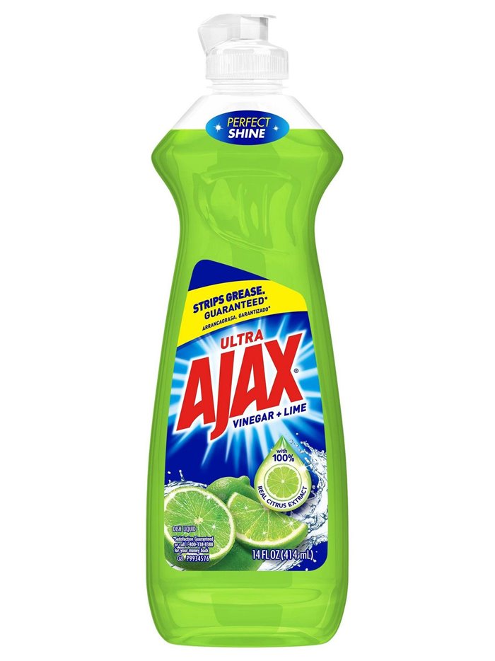 22414 - Ajax Dish Soap, Lime & Vinegar - 14 fl. oz. (Case of 20) - Box:  - Loc: D1