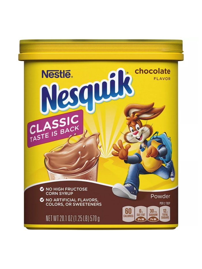 22629 - Nesquik Powder Chocolate - 20.1 oz. (Pack of 12) - Box:  - Loc: G1
