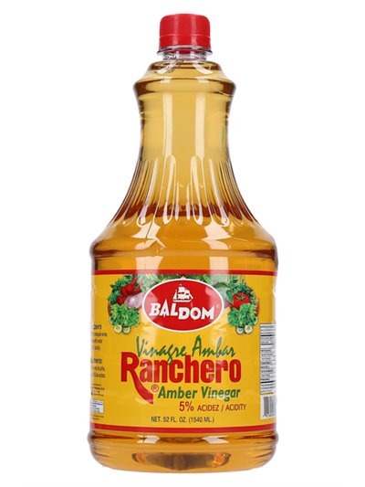 22700 - Ranchero Ambar Vinegar 5% - 52oz. (Case of 6) - Box:  - Loc: H8