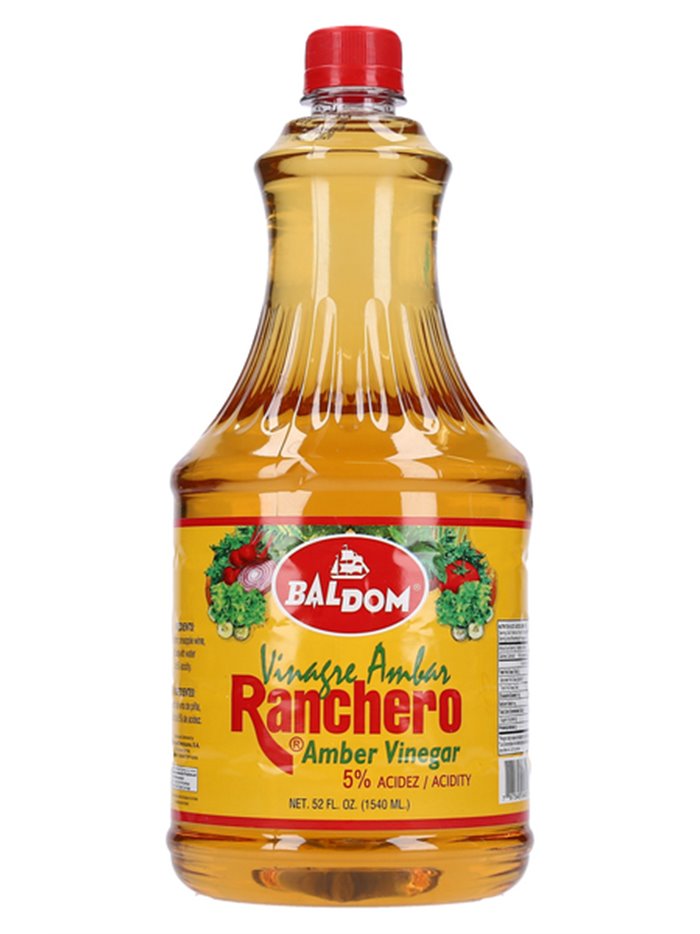 22700 - Ranchero Ambar Vinegar 5% - 52oz. (Case of 6) - Box:  - Loc: H8
