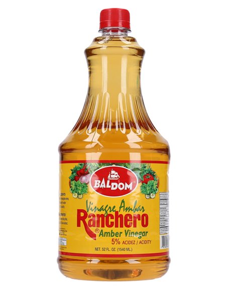 22700 - Ranchero Ambar Vinegar 5% - 52oz. (Case of 6) - Box:  - Loc: H8