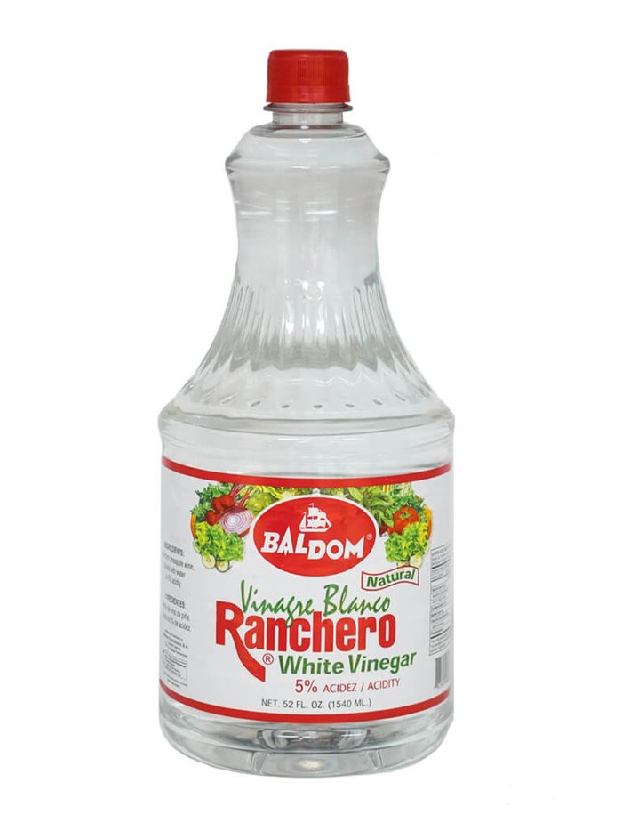 22701 - Ranchero White Vinegar 5% - 52oz. (Case of 6) - Box:  - Loc: H8