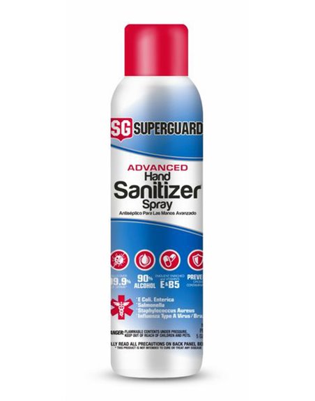 22852 - Safeguard Hand Sanitizer 5oz Spray 90% alcohol - Box:  - Loc: H0
