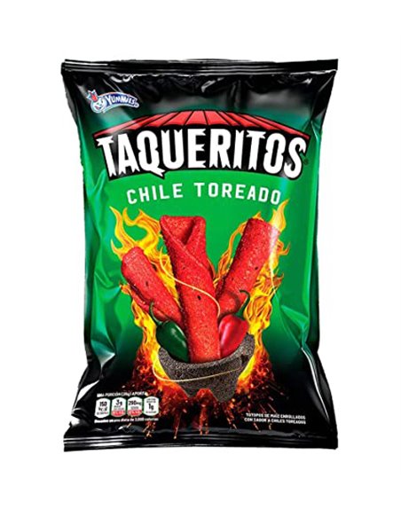 23410 - Yummies Taqueritos Chile Toreado - 8oz. (Case of 20) - Box:  - Loc: O2