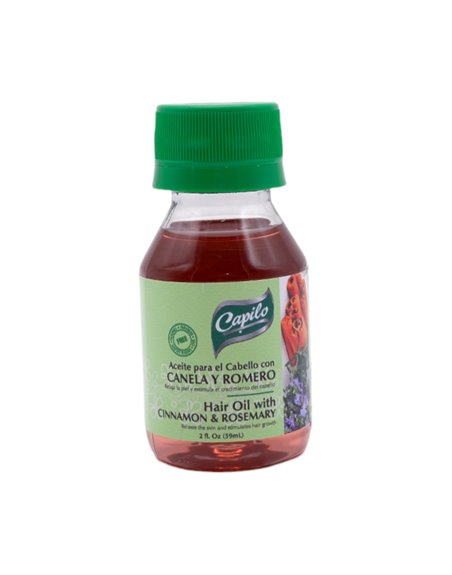 23514 - Capilo Cinnamon And Rosemary   Oil -  2 Oz - Box:  - Loc: L2
