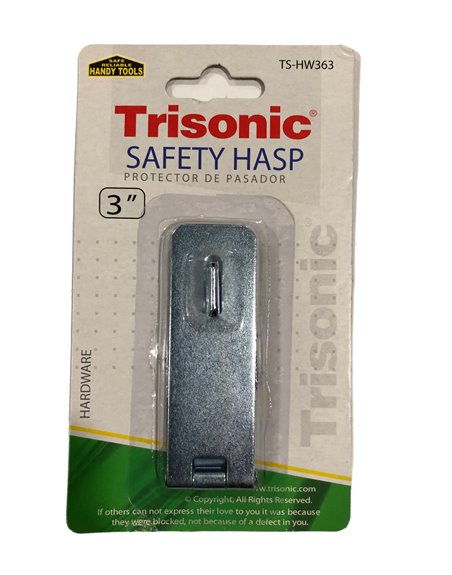 23526 - Trisonic Safety Hasp 3" ( TS-HW363 ) - 1 Pack - Box:  - Loc: A2