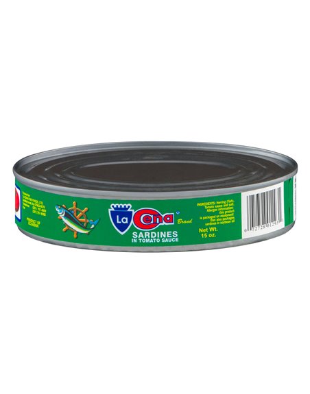 23548 - La Cena Sardines in Tomato Sauce - 15oz. - Box:  - Loc: H7