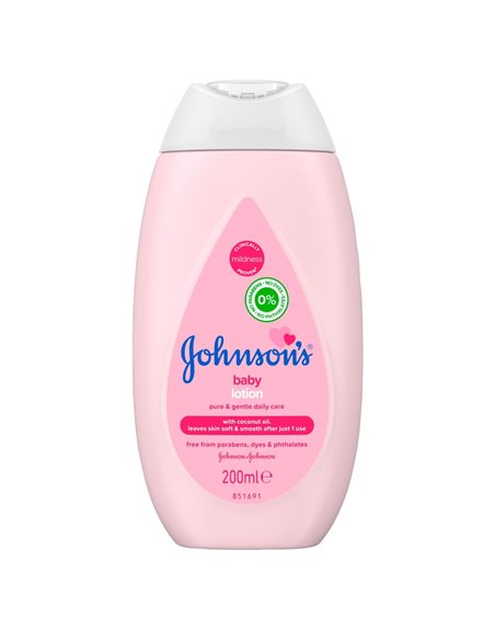 23564 - Johnson's Baby Lotion - 200ml. (Case of 6) - Box:  - Loc: J1