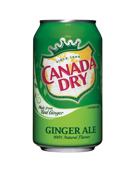 23574 - Canada Dry Ginger - 12 fl. oz. ( 12 Cans ) - Box:  - Loc: D2