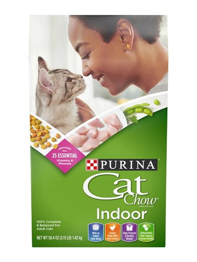 24085 - Purina Cat Chow Natural Indoor Dry , 3.15 Lb - (Pack of 4) - Box:  - Loc: A6