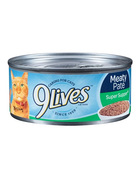 24116 - 9Lives  Meaty Pate Super Supper  - 5.5 oz - (Case Of 24) - Box:  - Loc: S2